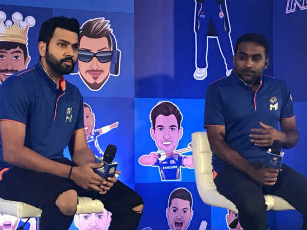 ஜெயவர்தனே, ரோஹித் பேச்சு